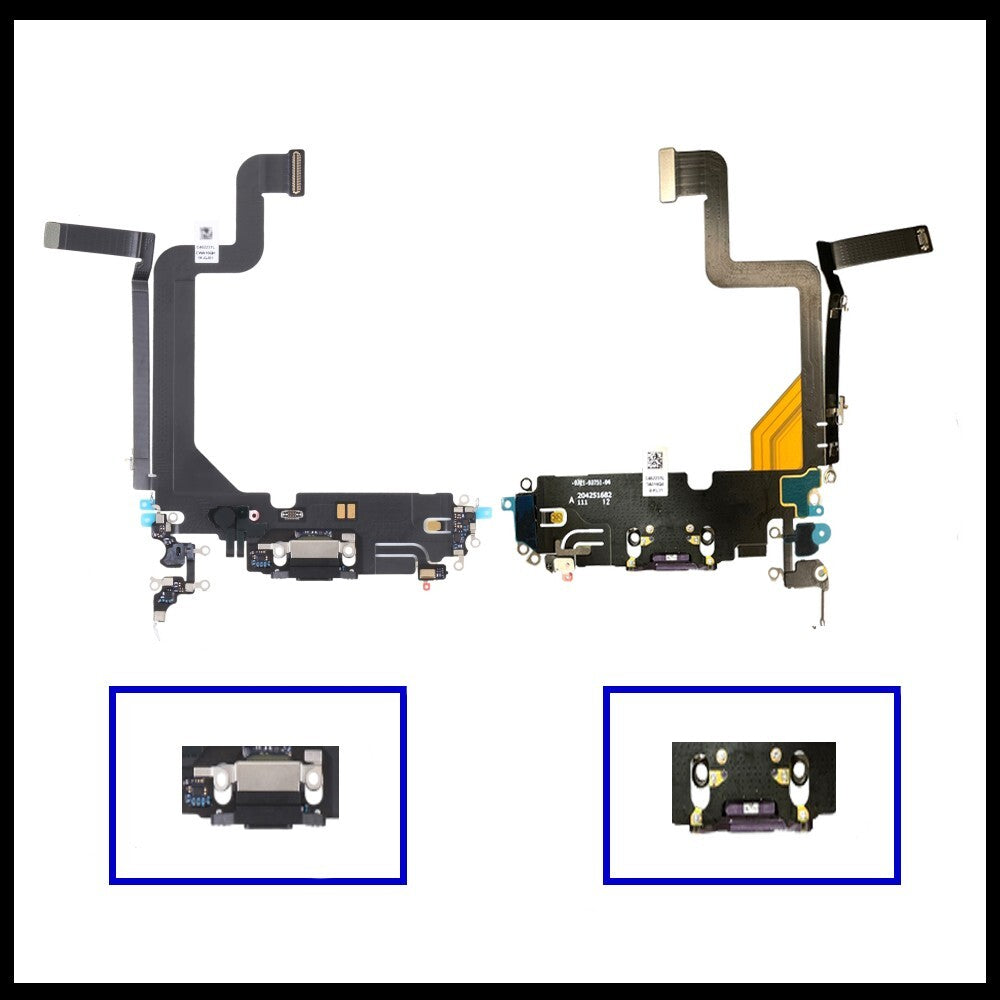 For Apple iPhone 14 Pro  ( A2890, A2650 , A2889 ) Charging Port Replacement
