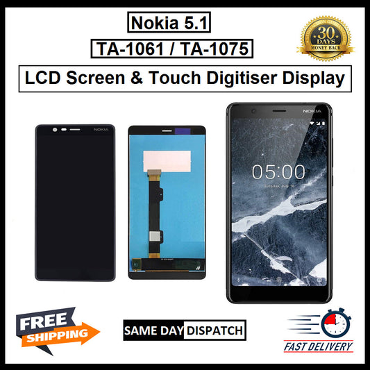 For Nokia 5.1 / TA-1061 LCD Screen Display Touch Digitizer Replacement Assembly 