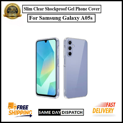 For Samsung Galaxy A05s Slim Clear Shockproof Gel Phone Cover