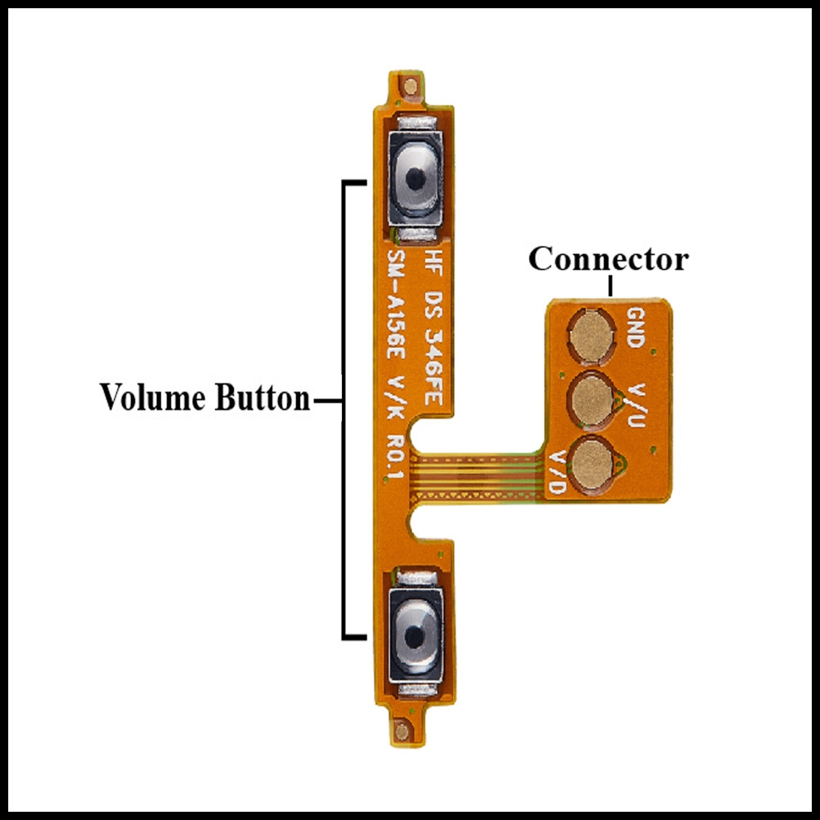 For Samsung Galaxy A15  / SM-A155F Volume Button Flex Cable Replacement