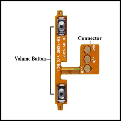 For Samsung Galaxy A15  / SM-A155F Volume Button Flex Cable Replacement