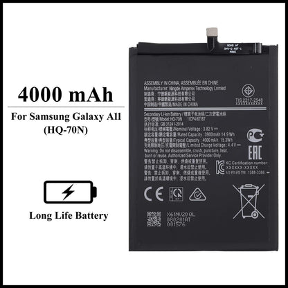 For Samsung Galaxy A11 / ( SM-A115F ) 4000mAh+ Internal Replacement Battery