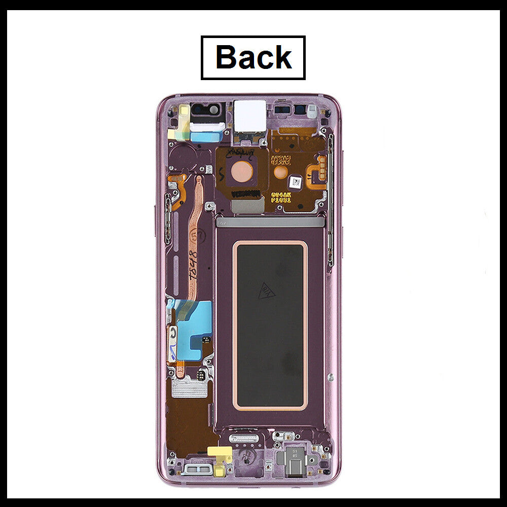 For Samsung Galaxy S9 purple Display Screen Touch Replacement LCD