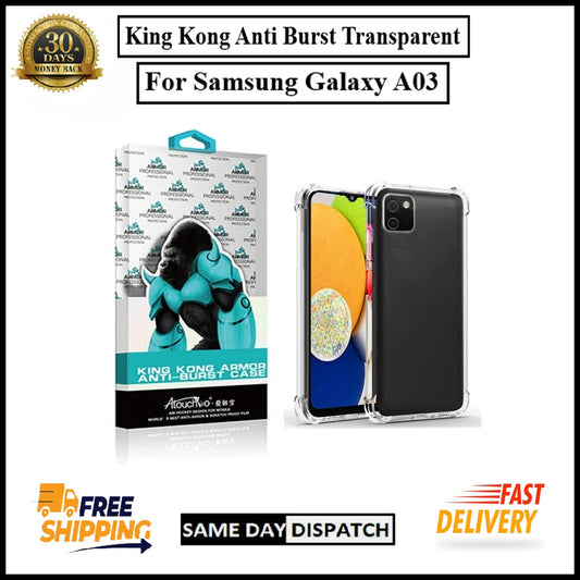 For Samsung Galaxy A03 King Kong Anti Burst & Silicon Shockproof Case Cover