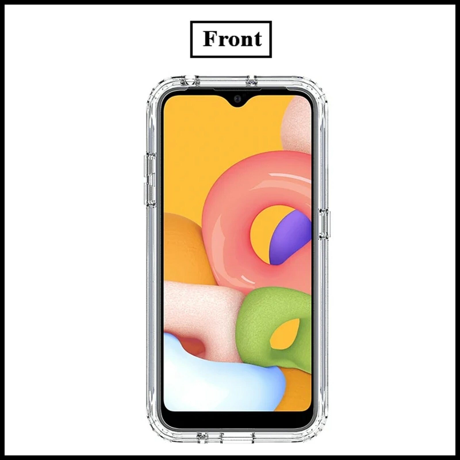 For Samsung Galaxy A01 Slim Clear Shockproof Gel Phone Cover