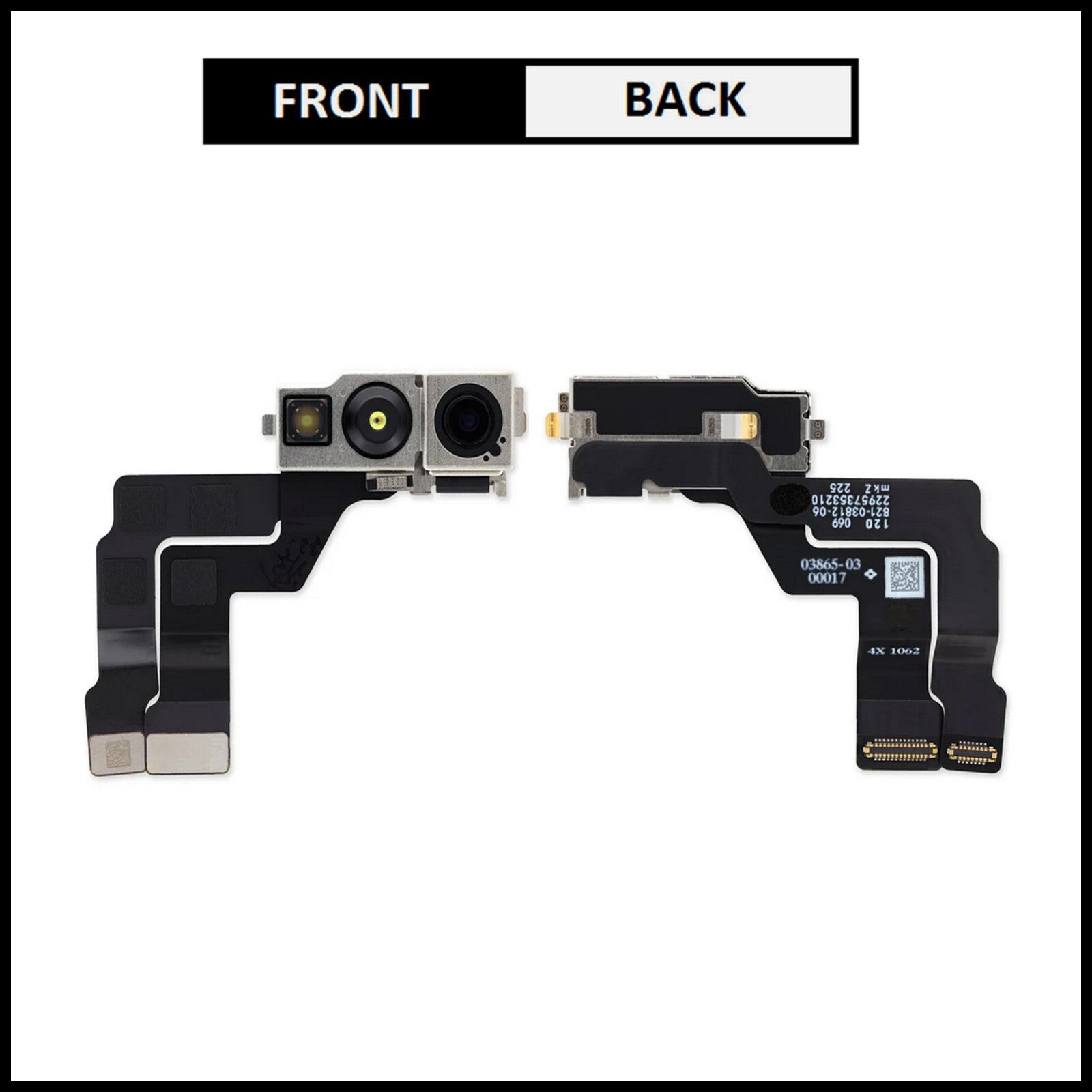 For Apple Gen iPhone 14 Pro Max Front Camera Replacement  With Proximity Sensor