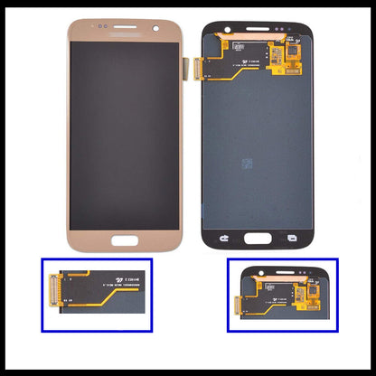 For Samsung Galaxy S7 Gold / SM- G930F LCD Display Touch Digitizer Replacement