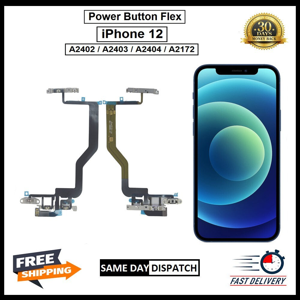 For iPhone 12 Power Flex Cable & Volume Button Flex Replacement