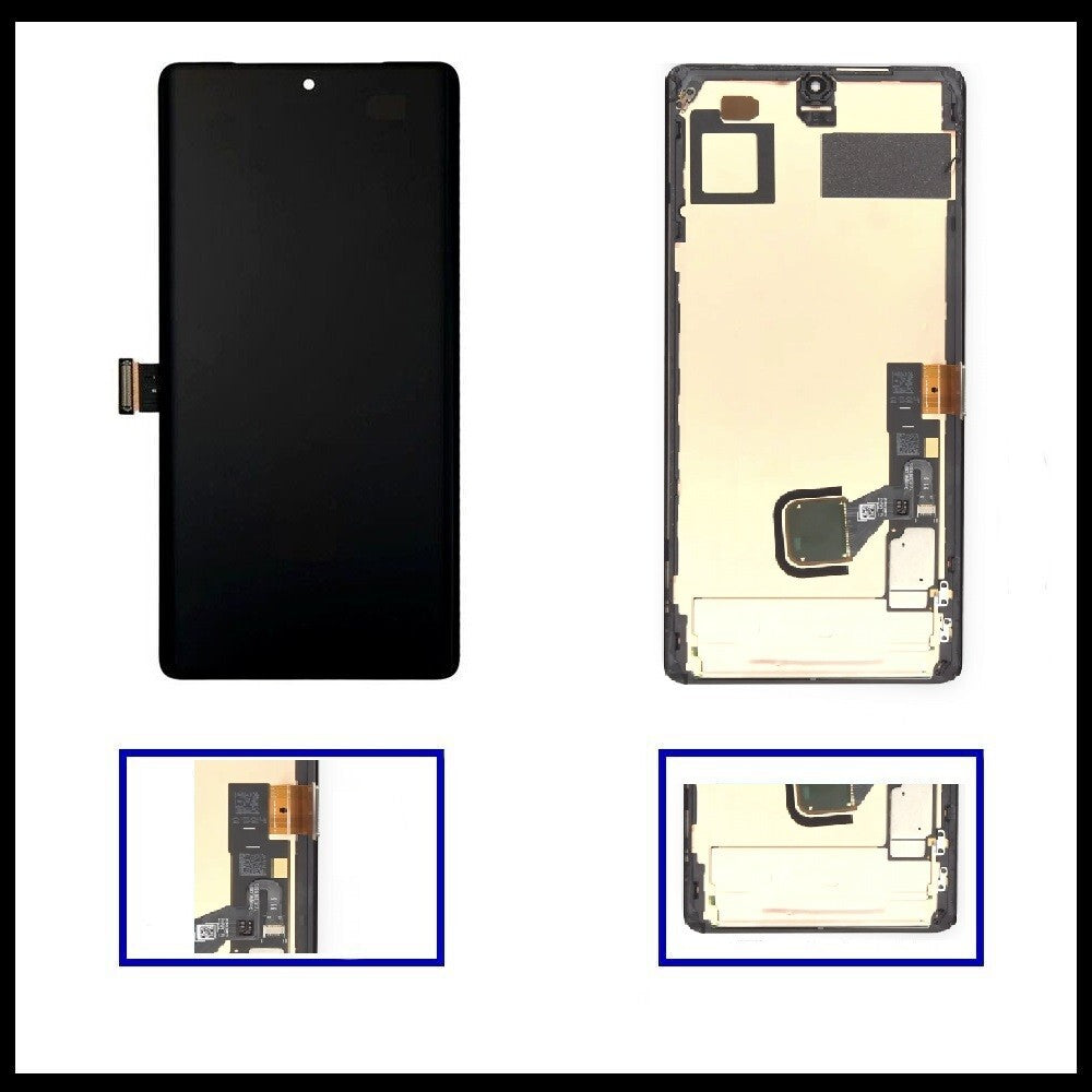 For Google Pixel 7 Pro / GP4BC / GE2AE LCD Display Touch Digitizer Replacement