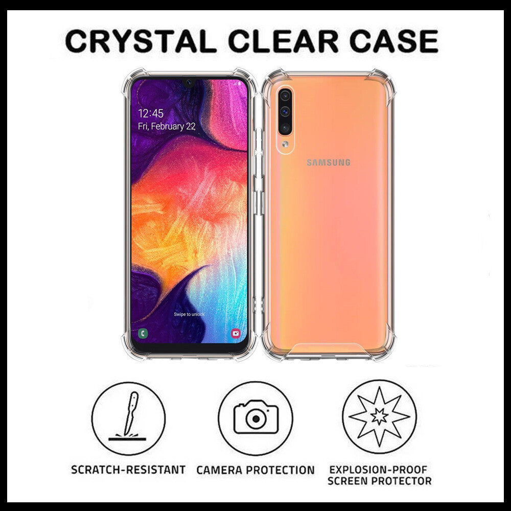 For Samsung Galaxy A50 King Kong Anti Burst & Silicon Shockproof Case Cover