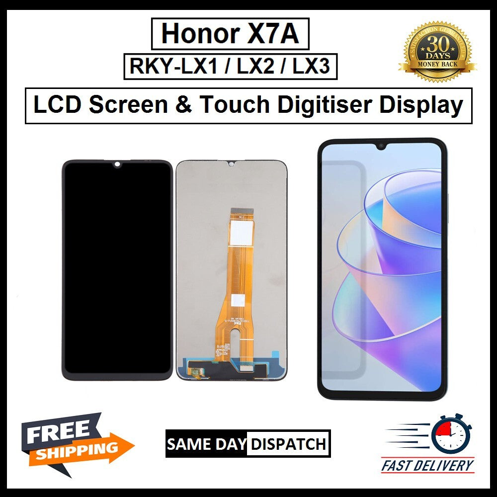 For Huawei Honor X7A  Display Screen Touch Digitizer Replacement LCD