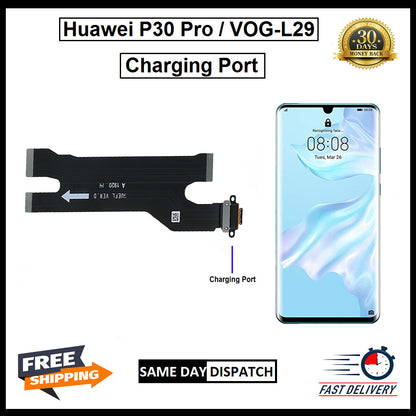 For Huawei P30 Pro VOG-L29 Type C USB Replacement Charging Port Board Flex