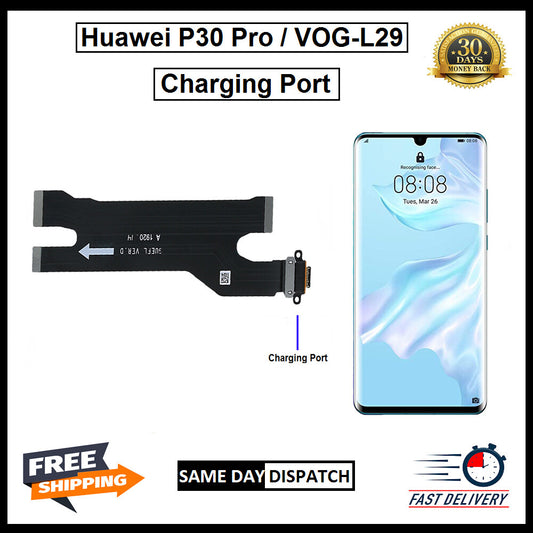 For Huawei P30 Pro VOG-L29 Type C USB Replacement Charging Port Board Flex