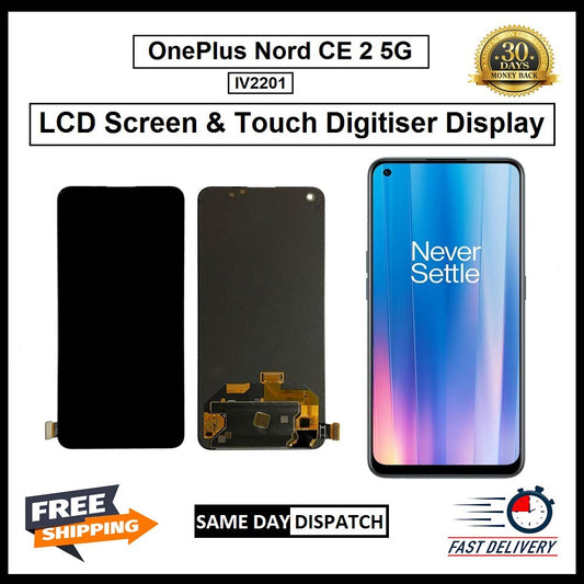 For OnePlus Nord CE 2 5G / IV2201 Display Screen Touch Digitizer Replacement LCD