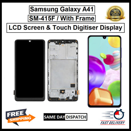 For Samsung Galaxy A41 / SM-A415F LCD Display Screen Touch Digitizer Replacement