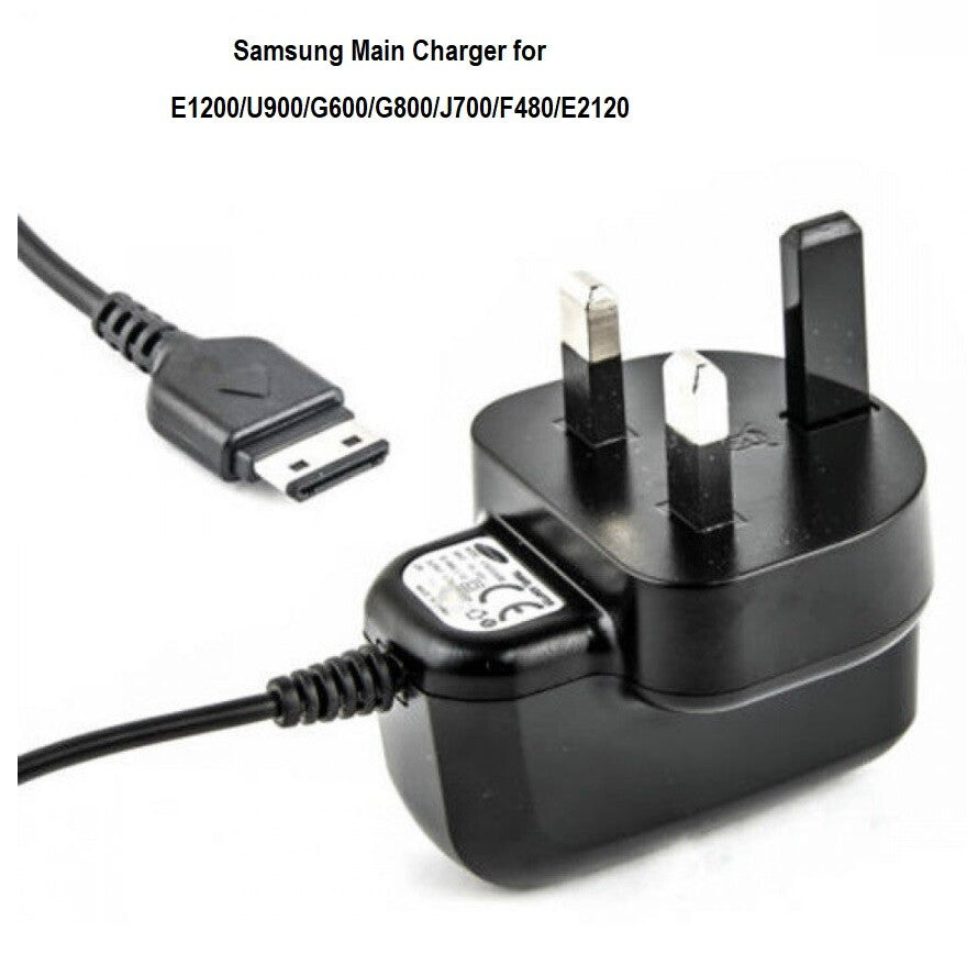 Genuine Samsung Main Charger for E1200-U900-G600-G800-J700-F480-E2120