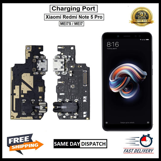 For Xiaomi Redmi  Note 5 Pro (MEI7S / MEI7 )  Charging Port Flex Replacement