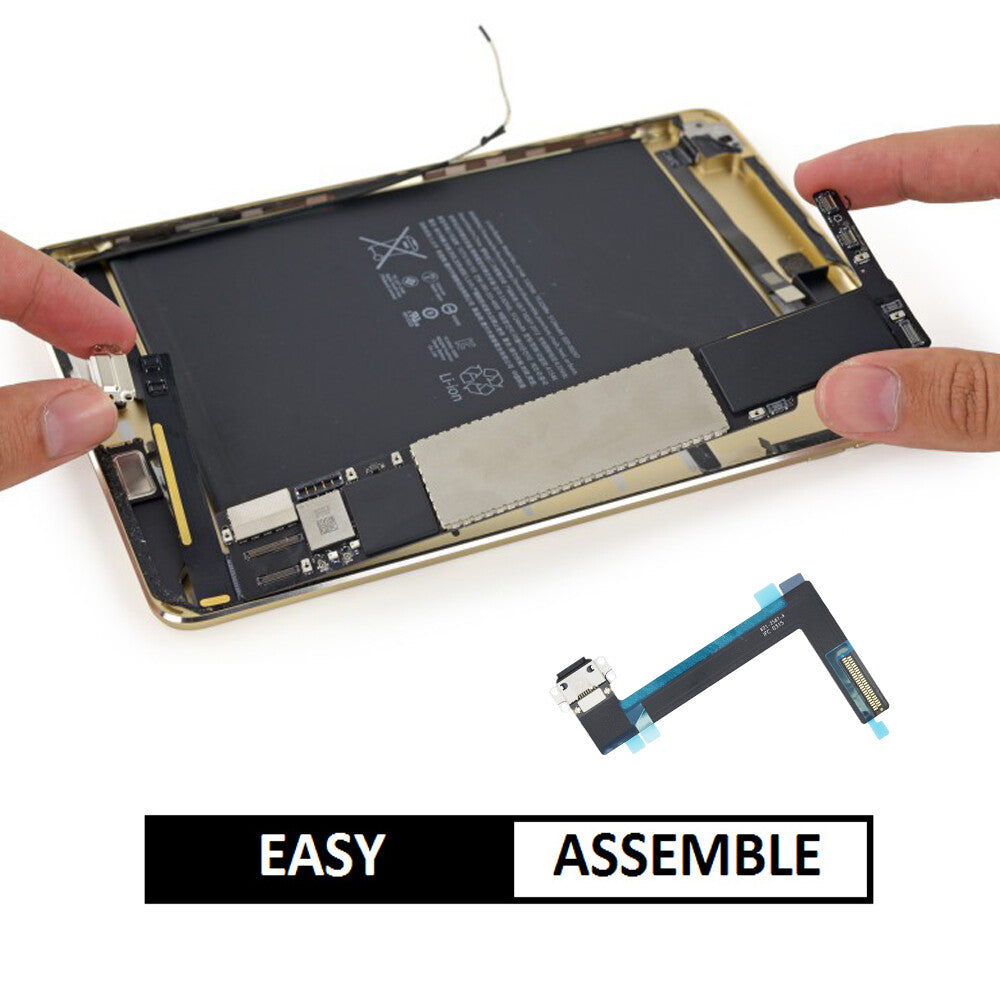 For iPad Air 2 (A1566) Charging Port Flex Replacement Dock Connector