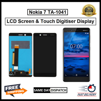 For Nokia 7 / TA-1041 LCD Screen Display Touch Digitizer Replacement Assembly 