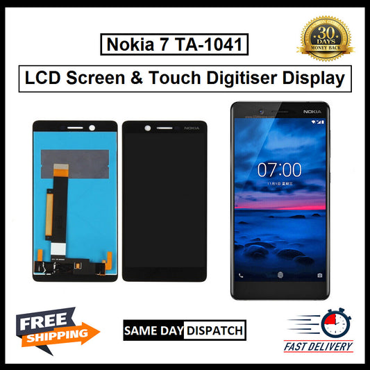 For Nokia 7 / TA-1041 LCD Screen Display Touch Digitizer Replacement Assembly 