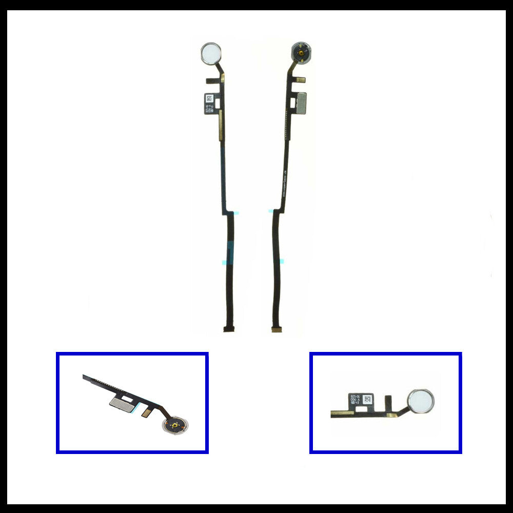 For i Pad 10.2" 7th / 8th / 9th Gen Home Button Flex Black / White