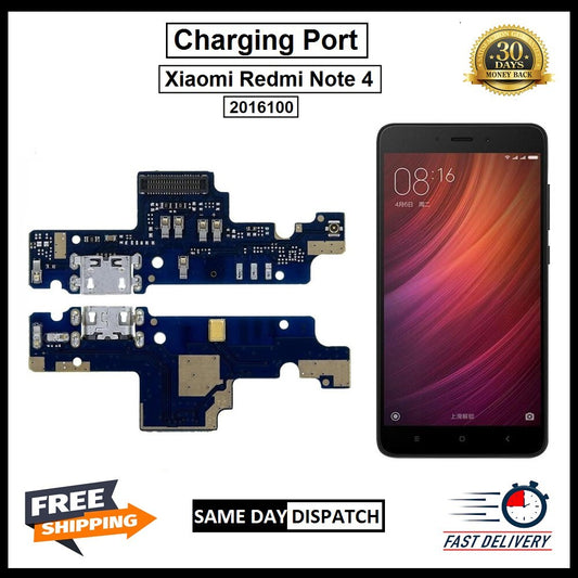 For Xiaomi Redmi  Note 4 (2016100)  Charging Port Flex Replacement