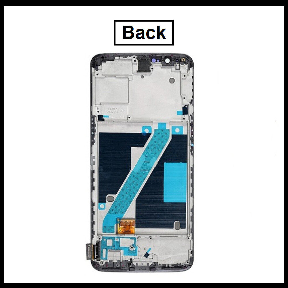 For OnePlus 5T / 1+5T With Frame Display Screen Touch Digitizer Replacement LCD
