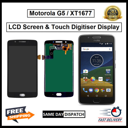 For Motorola Moto G5 / XT1677 Display Screen Touch Digitizer Replacement LCD