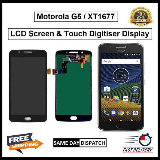 For Motorola Moto G5 / XT1677 Display Screen Touch Digitizer Replacement LCD