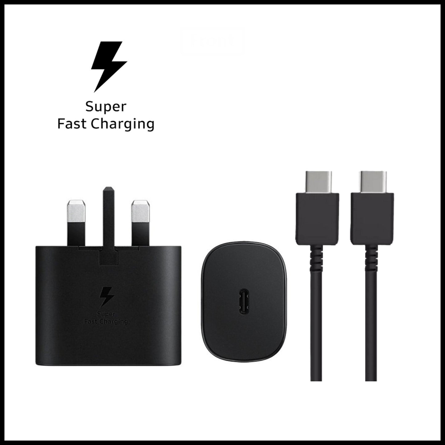 For Dadu 25W Type-C Power Adapter With Type-C to Type-C Fast Charger Cable