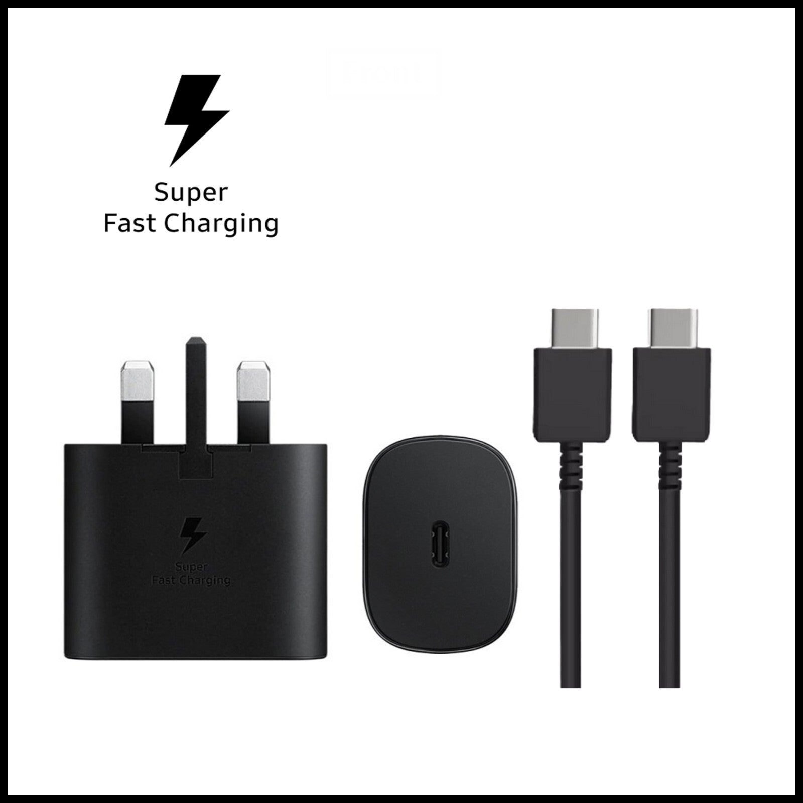 For Dadu 25W Type-C Power Adapter With Type-C to Type-C Fast Charger Cable
