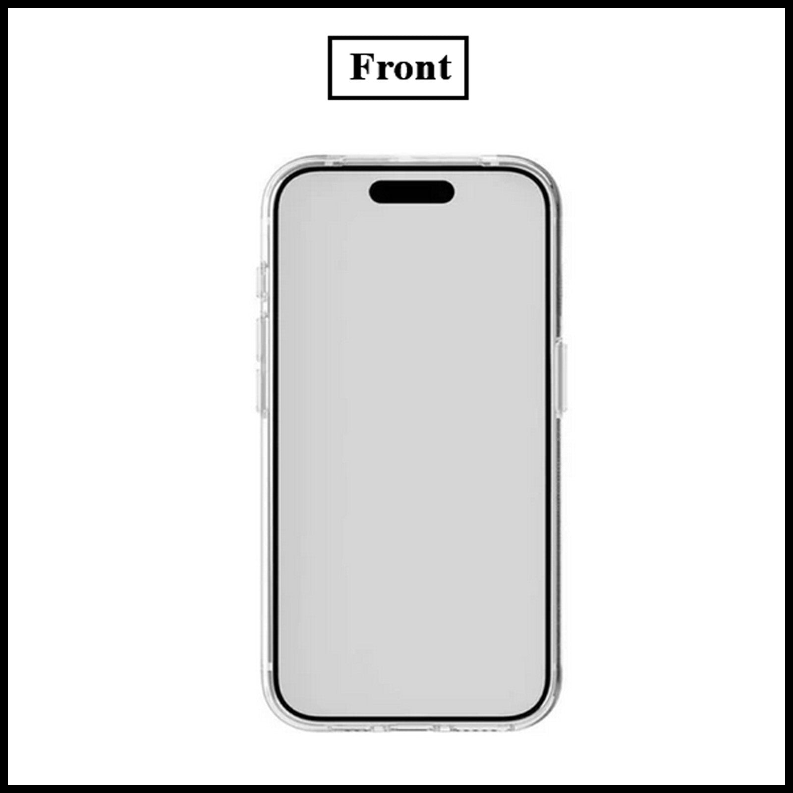 For Apple iPhone 15 Pro Max Slim Clear Shockproof Gel Phone Cover
