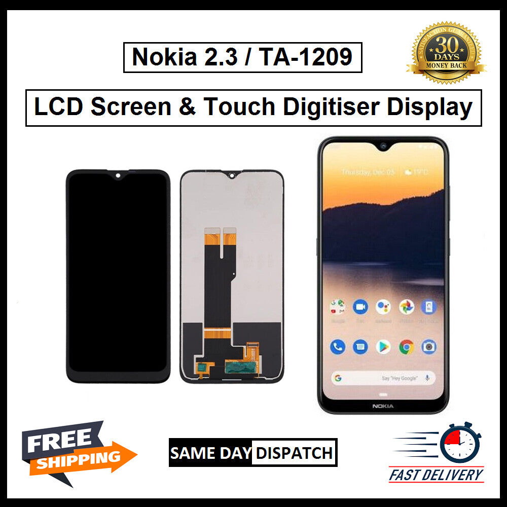 For Nokia 2.3 / TA-1209 LCD Screen Display Touch Digitizer Replacement Assembly 