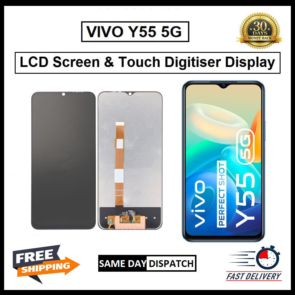 For Vivo Y55 5G  Display Screen Touch Digitizer Replacement  LCD