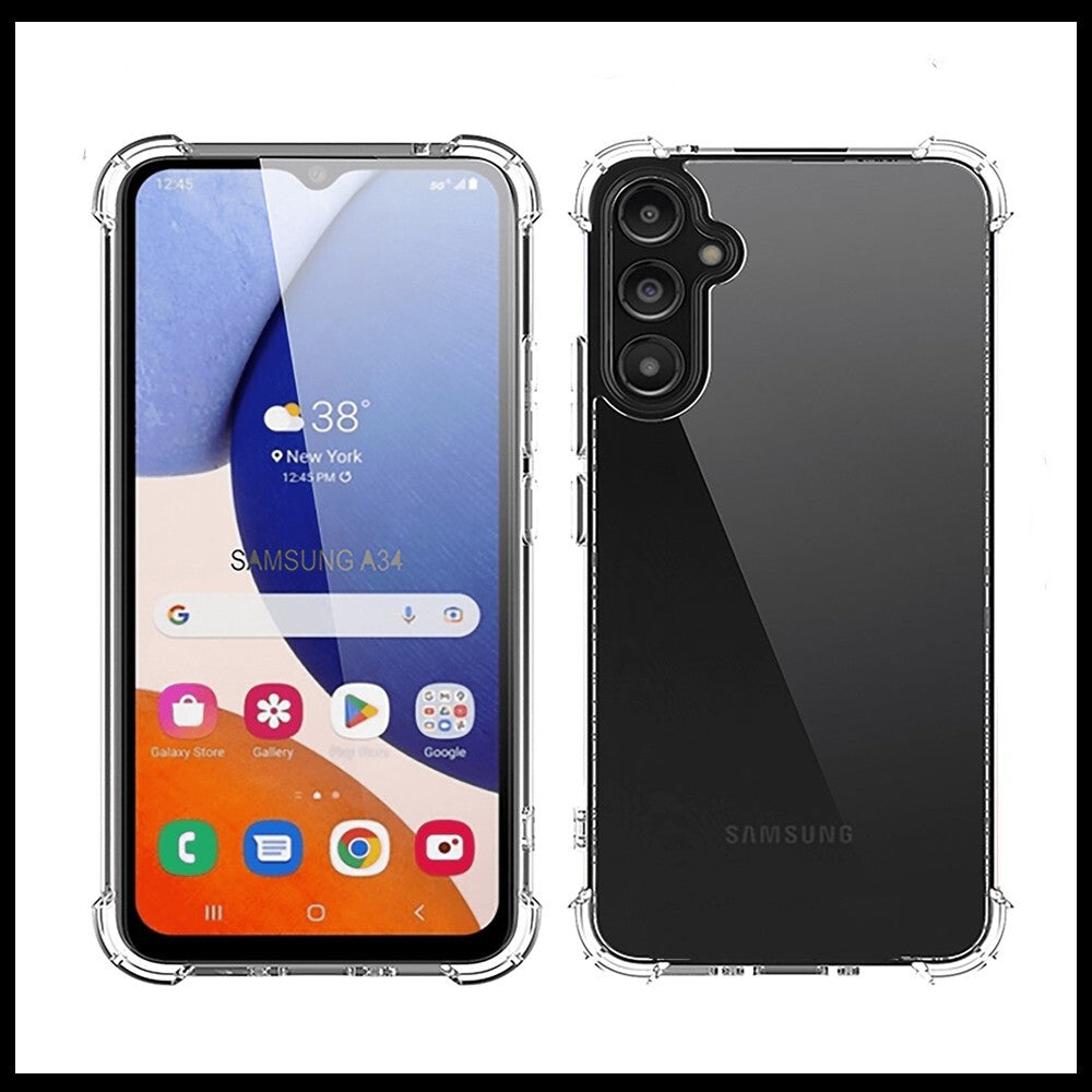 For Samsung Galaxy A34 5G King Kong Anti Burst &Silicon Shockproof Case Cover