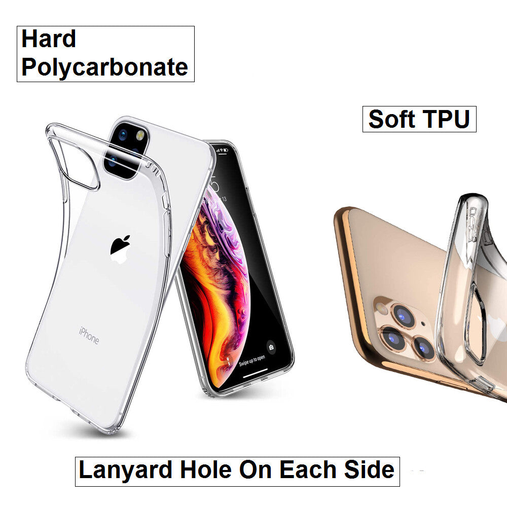 For Apple iPhone 11 Pro Slim Clear Shockproof Gel Phone Cover