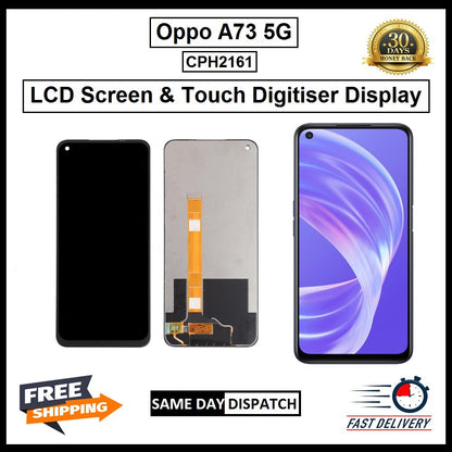 For Oppo A73 5G LCD Display Screen Touch Digitizer Replacement