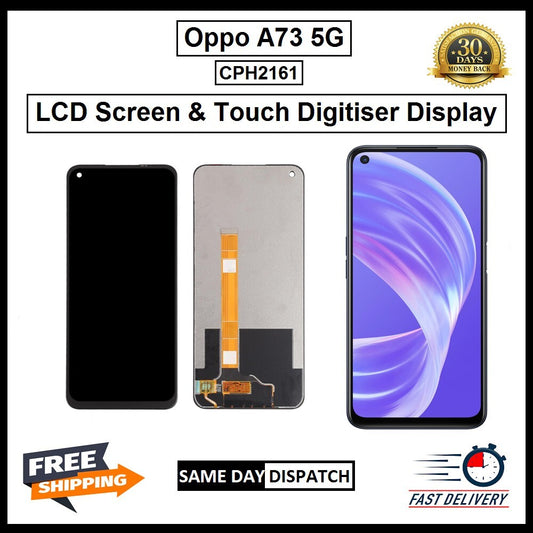 For Oppo A73 5G LCD Display Screen Touch Digitizer Replacement