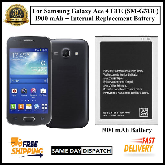 For Samsung Galaxy Ace 4 LTE (SM-G313F) 1900mAh+ Internal Replacement Battery