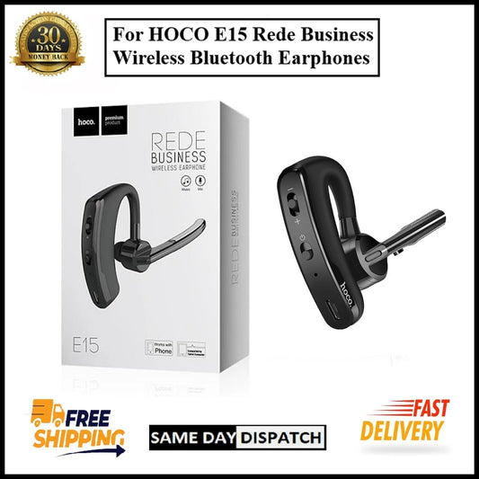 HOCO Wireless E15 Rede Business Bluetooth Earphones With Premium Sound Quality