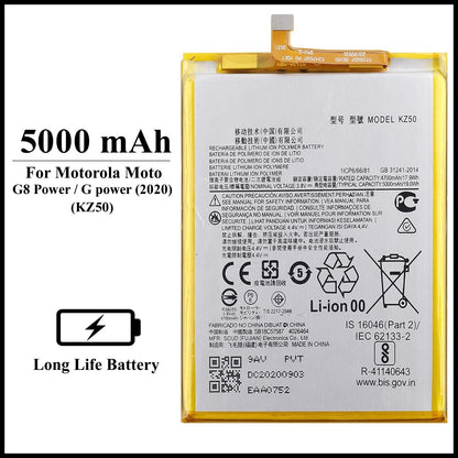Motorola Moto G8 Power/G Power (2020) KZ50 5000mAh+ Internal Replacement Battery