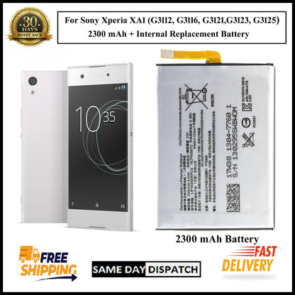 For Sony Xperia XA1 (LIP1635ERPCS) 2300mAh+ Internal Replacement Battery