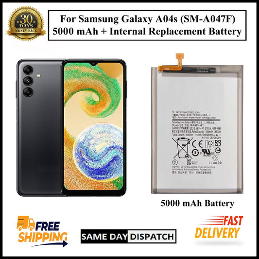 For Samsung Galaxy A04s / ( SM-A047F ) 5000mAh+ Internal Replacement Battery