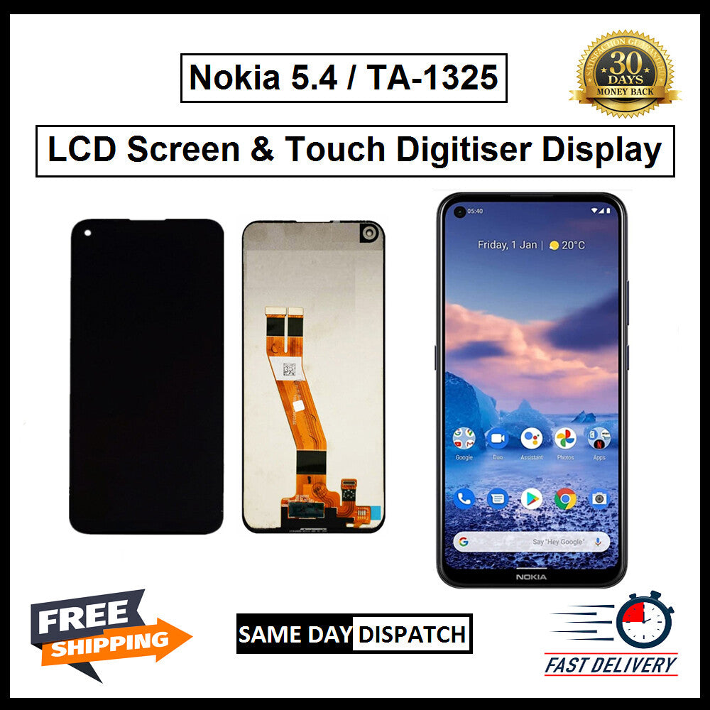 For Nokia 5.4 / TA-1325 LCD Screen Display Touch Digitizer Replacement Assembly