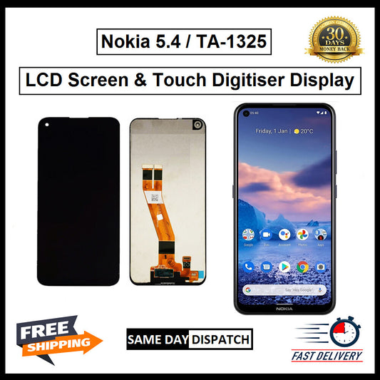 For Nokia 5.4 / TA-1325 LCD Screen Display Touch Digitizer Replacement Assembly