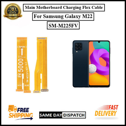 For Samsung Galaxy M22 / M225FV Main Motherboard Charging Flex Cable Replacement