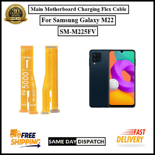 For Samsung Galaxy M22 / M225FV Main Motherboard Charging Flex Cable Replacement
