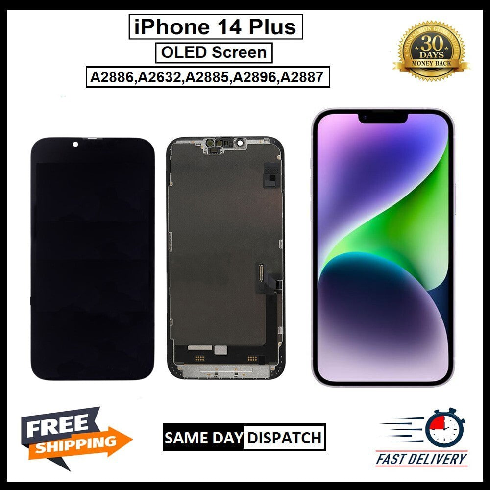 For Apple iPhone 14 Plus OLED Touch Screen Display Replacement LCD