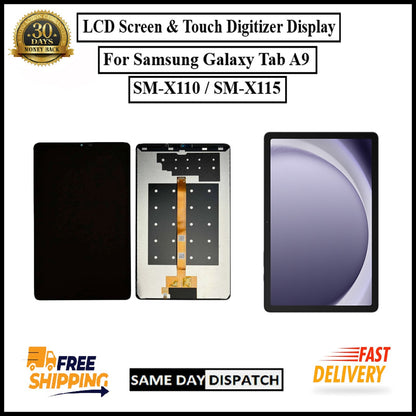 For Samsung Galaxy Tab A9 / (SM-X110 / X115) LCD Display Screen Touch Digitizer