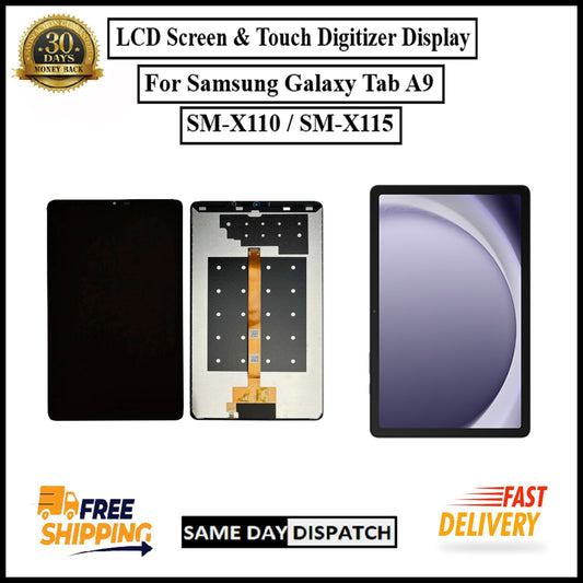 For Samsung Galaxy Tab A9 / (SM-X110 / X115) LCD Display Screen Touch Digitizer